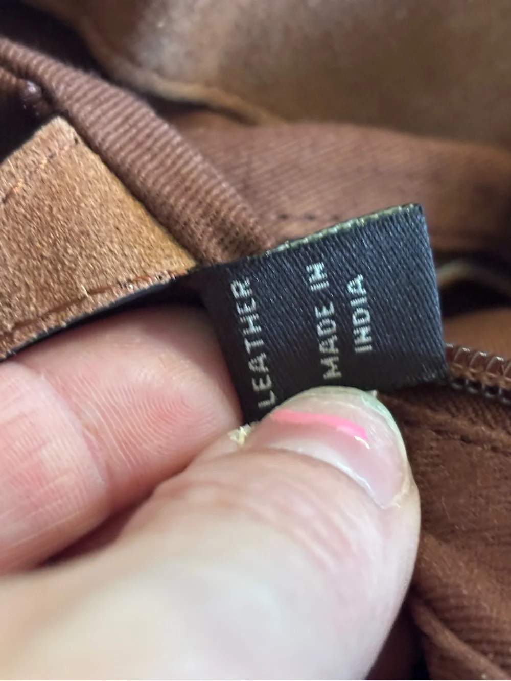 FRYE Leather Side Pocket Hobo Bag in Cognac